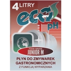 Eco-pH (Junior M) - Płyn do zmywarek gastronomicznych z funkcją wyparzania - 10L